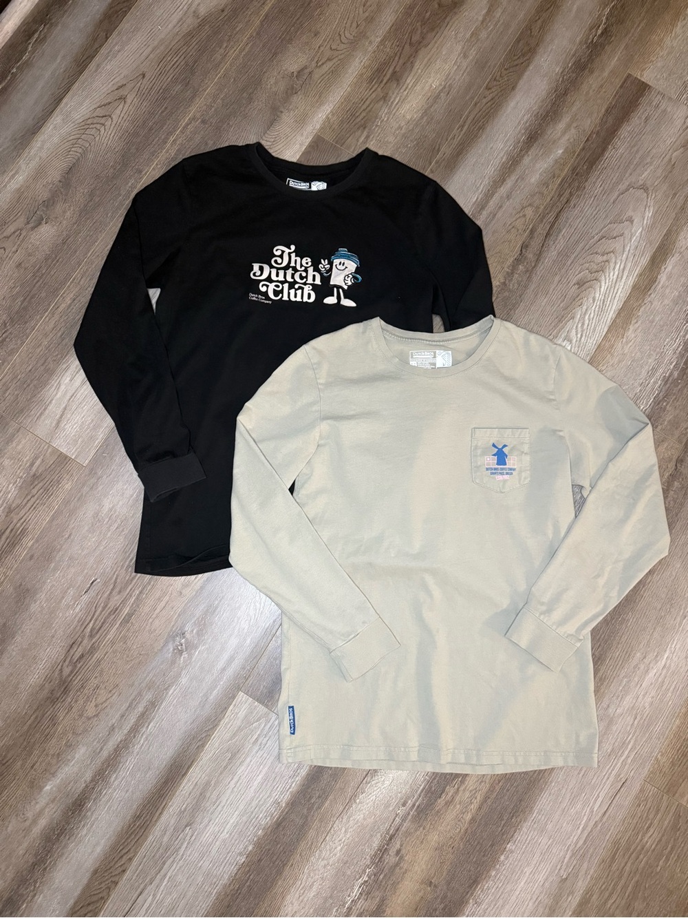 Dutch Bros lot of 2 Long-Sleeve Tee - Size Large